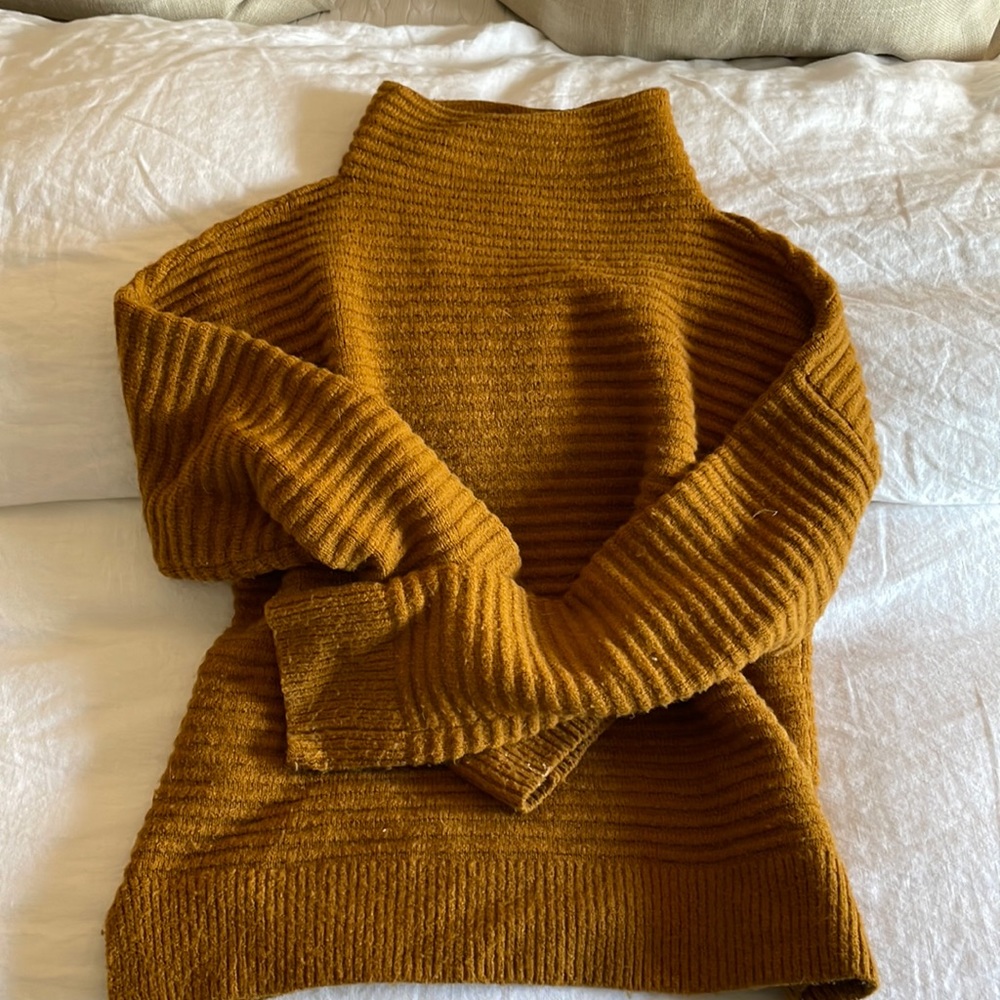 Madewell Belmont Donegal Mock Neck Sweater